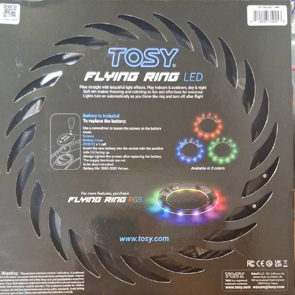 Flying Ring LED Light-Up Frisbee - Picture 5 of 7